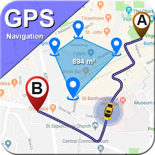 GPS Area Calculator: Street View Route Finder icon