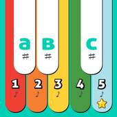 Colourful Piano For Children