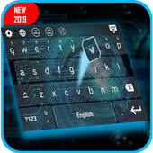 Fingerprint Style Keyboard - Tech Keyboard themes icon