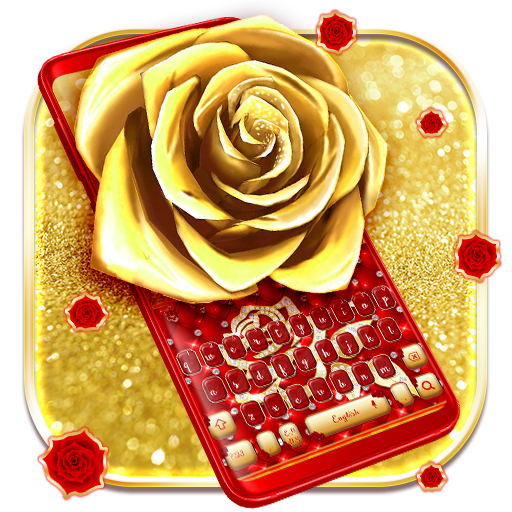 ikon Diamond Gold Rose Keyboard