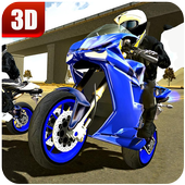 Police Motorbike: City Patrol Driving Simulator 3D icon