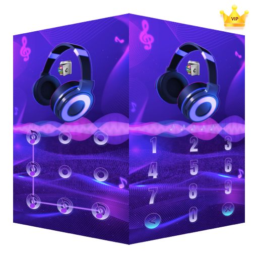 AppLock Live Theme Headphone – Paid Theme icon