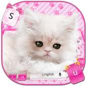 Pink Lovely Cat Keyboard