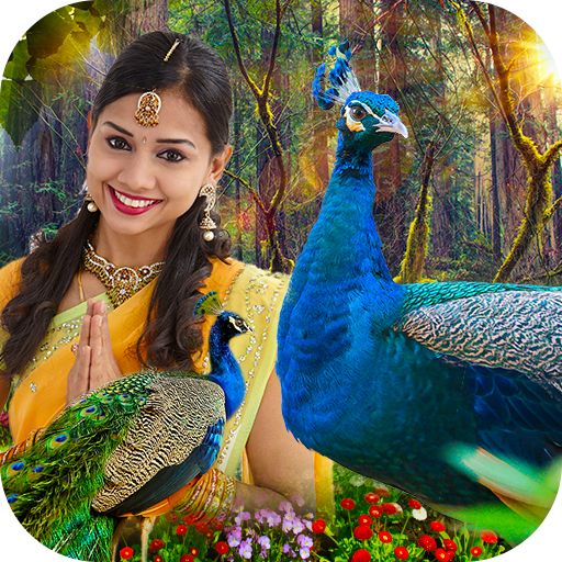 Peacock Photo Frames Garnish icon