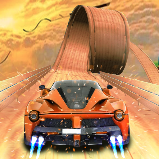 Impossible Mega Tracks : Ramp Car Chase Simulator icon