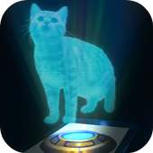 Cat 3D Hologram Simulator