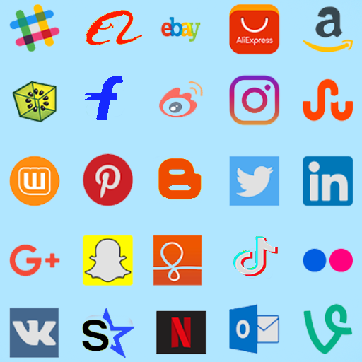 Social Browser:- All Social Media &amp; Shopping Apps icon