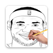 How To Draw Basketball Stars أيقونة
