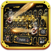 Golden Gun 🔫and Bullet Keyboard Theme icon