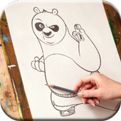 How to Draw Kungfu Panda icon