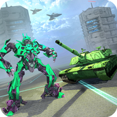 Grand US Army Robot Tank Transforming military ops icon