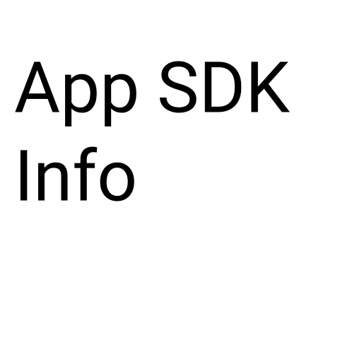 App SDK Info icon