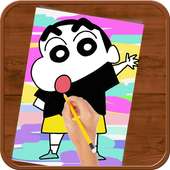 How to Drawing :Shinchan on 9Apps