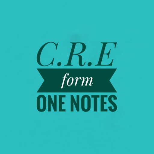 C.r.e: form one notes icon
