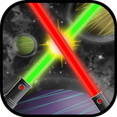 Lightsaber game of wars icon