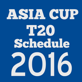 Asia Cup T20 Schedule 2016 icon