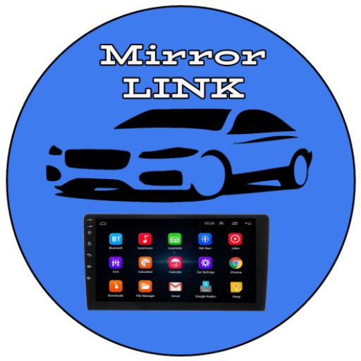 Mirror Link Car with Phone أيقونة