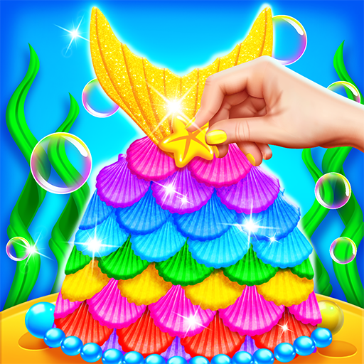 Mermaid Glitter - Cake Maker Chef for Girls أيقونة