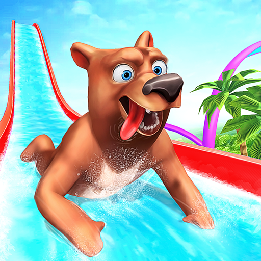 Fun Water Park Slides Pet Game icon