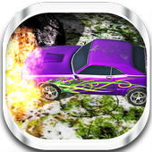Purple Car Street Game icon