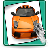 ikon Menggambar Mobil