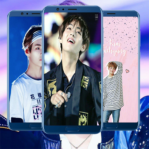 Handsome and Cute BTS V Kim Taehyung Wallpaper icon