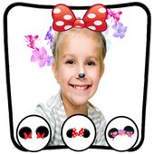 Minnie Mouse Photo Stickers أيقونة