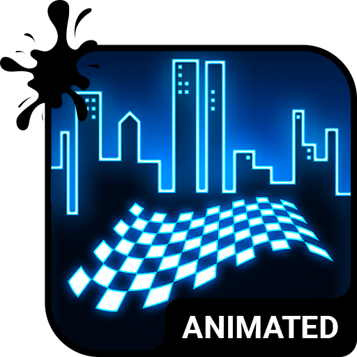 Night Race Animated Keyboard   icon