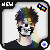 Face Mask Ghost | Cagoule Mask Half Face icon