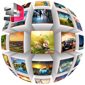3D Gallery: Photo Video Gallery icon
