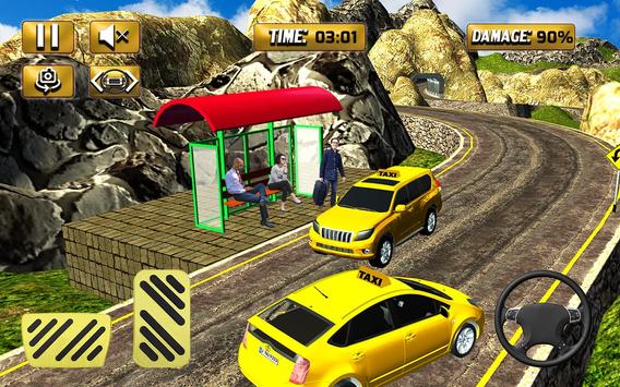 Crazy Taxi Mountain Driver 3D Games screenshot 4
