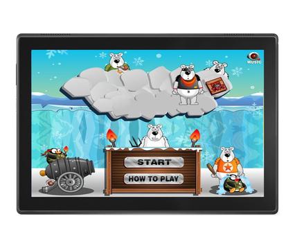 Angry Penguins Adventure - War attack games screenshot 1