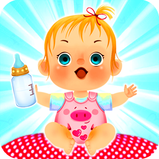 Baby care game for kids icon