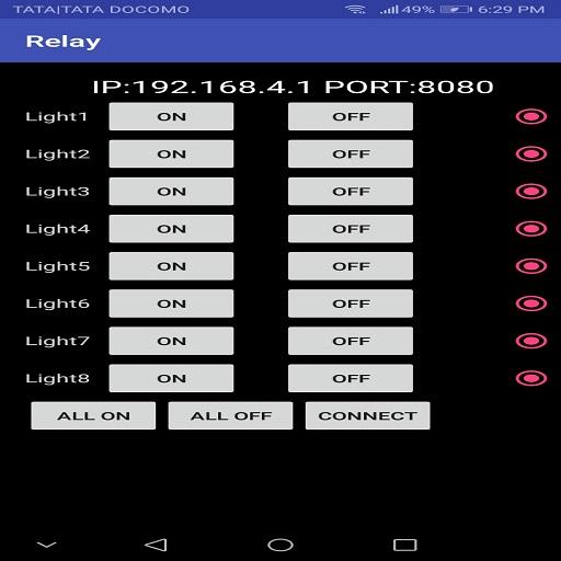 RDL 8 Channel WiFi Relay Application v 4.0 icon