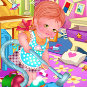 Baby Cleaning House icon