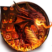 Red Fire Dragon Keyboard Theme icon