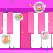 Kids Pink Piano icon