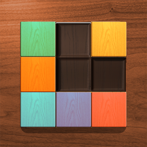 Bloques de madera 3D icon