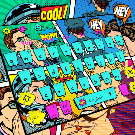 Pop Art Comics Keyboard Theme icon