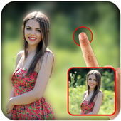 Blur Photo Image Background icon