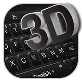 3D Simple Business Black Keyboard Theme on 9Apps