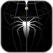 Spider zipper lock icon