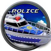 Emergency Police Boat Chase 3D 2017 icon