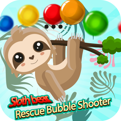 Sloth Bear Rescue Bubble Shooter icon