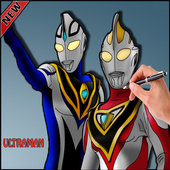 How To Draw Ultraman icon