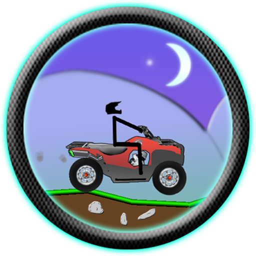 Stickman ATV hill racing icon