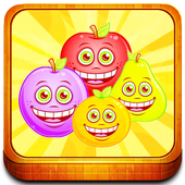 Fruit crush tasty icon