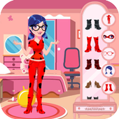 The Marvelous Ladybug Quin Dress up Party Game icon