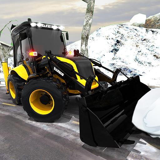 Clean Road 3D Snow Heavy Excavator Crane Rescue icon