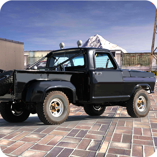 4x4 offroad truck drive icon